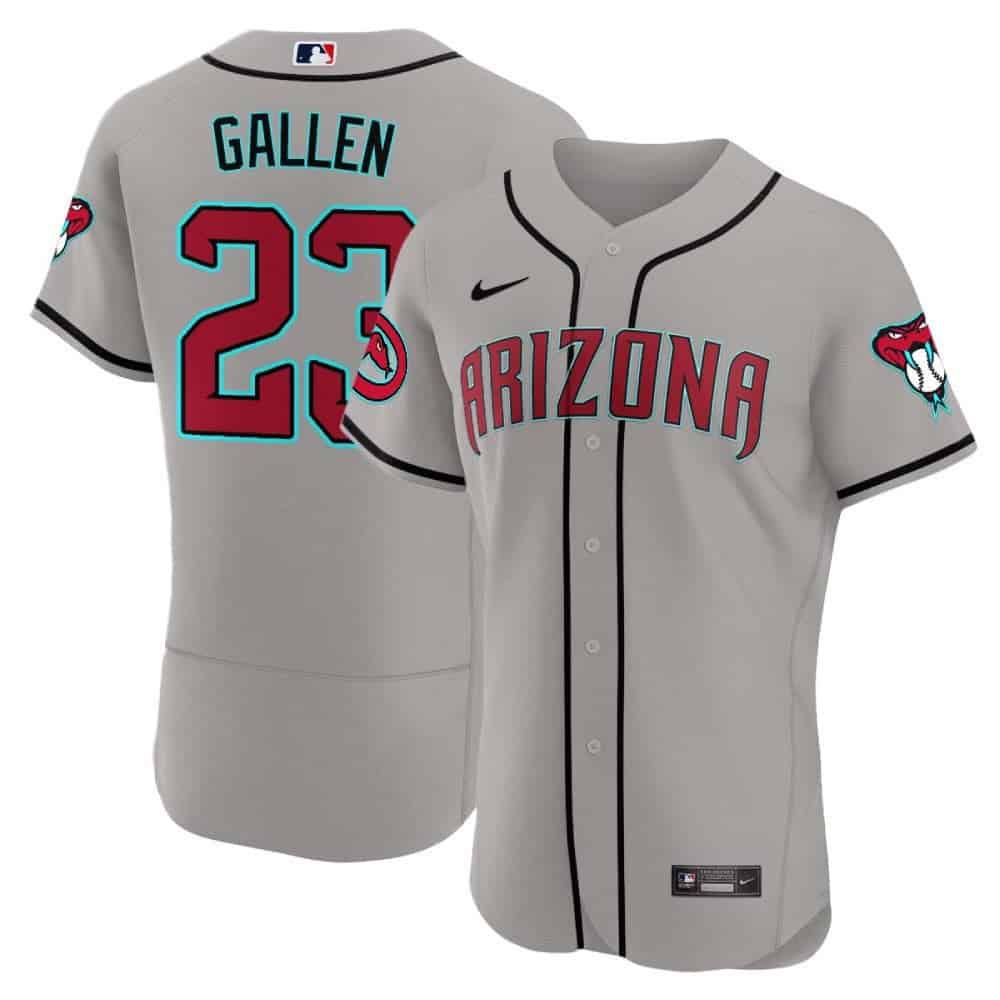 Men Arizona Diamondback #23 Gallen Grey 2024 Nike Flex Base MLB Jersey->arizona diamondback->MLB Jersey